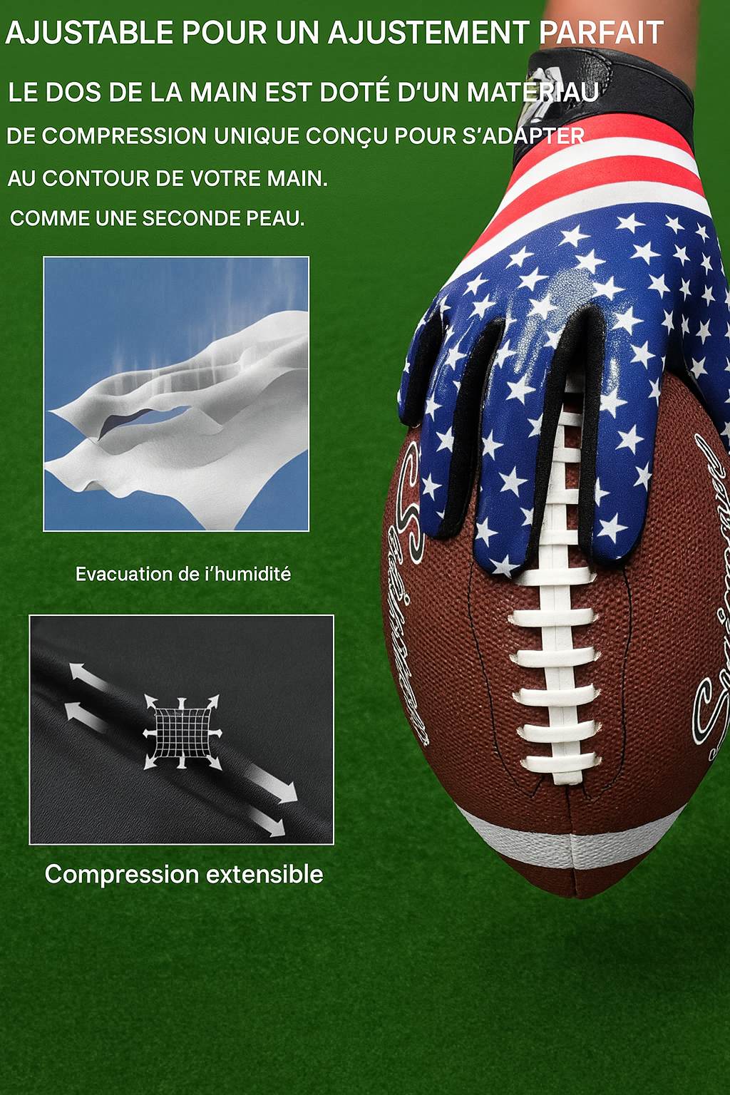 Gants de Football Américain
