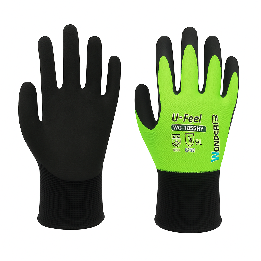 Lot de 12 Paires de Gants de Travail Wonder Grip WG – Performance, Sécurité et Confort Professionnel
