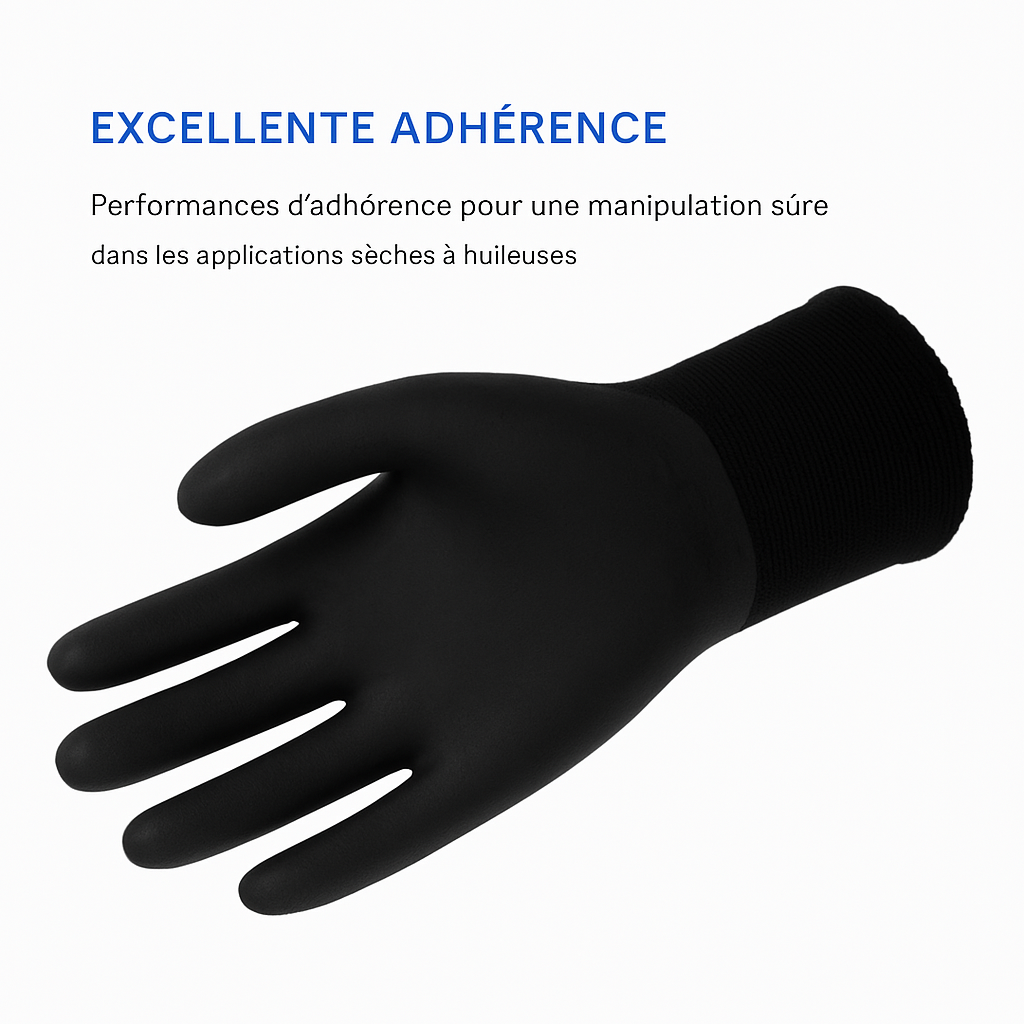 Lot de 12 Paires de Gants de Travail Wonder Grip WG – Performance, Sécurité et Confort Professionnel