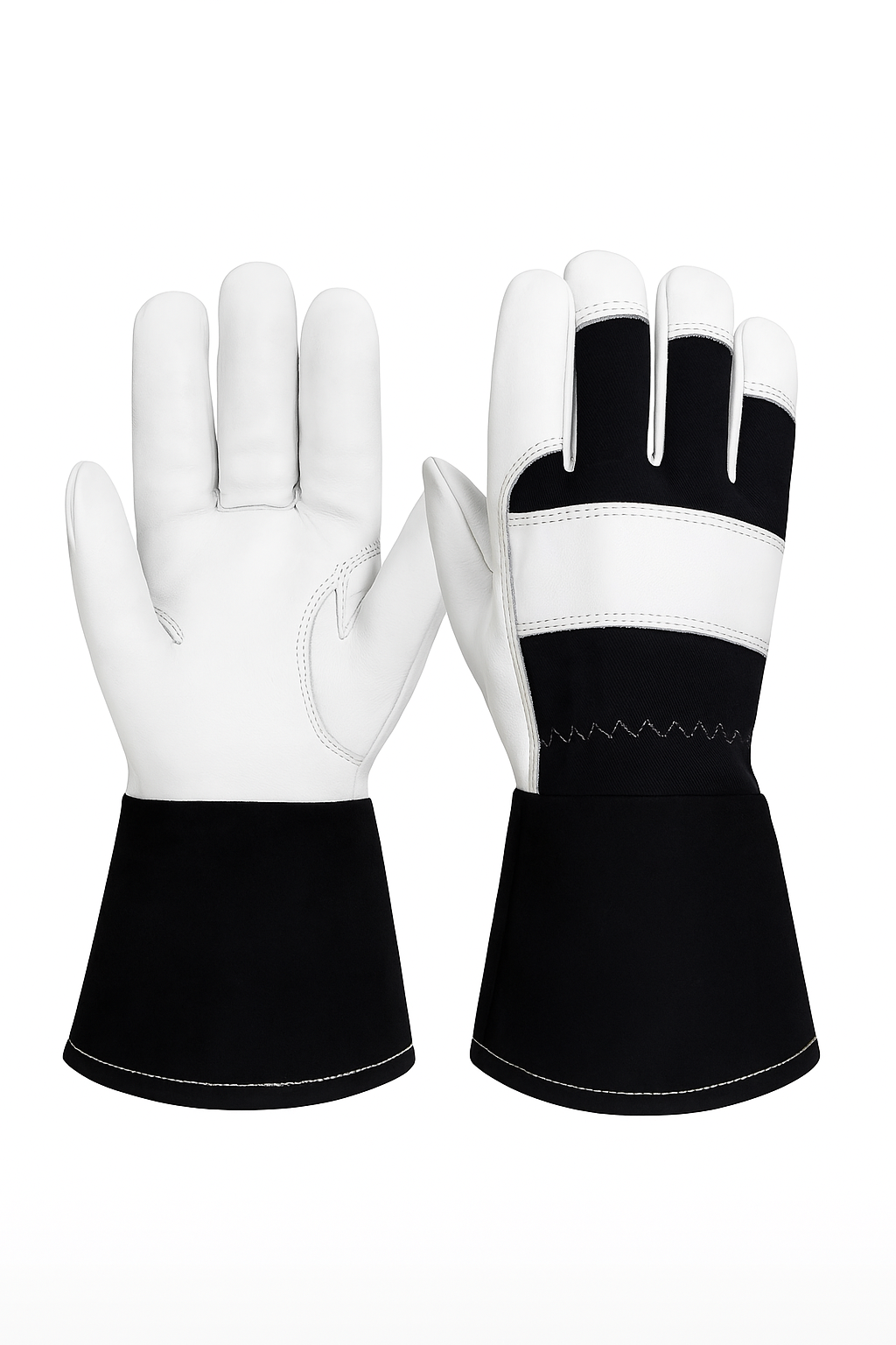 Gants de Soudure TIG en Cuir de Chèvre – Résistants à la Chaleur et aux Étincelles.