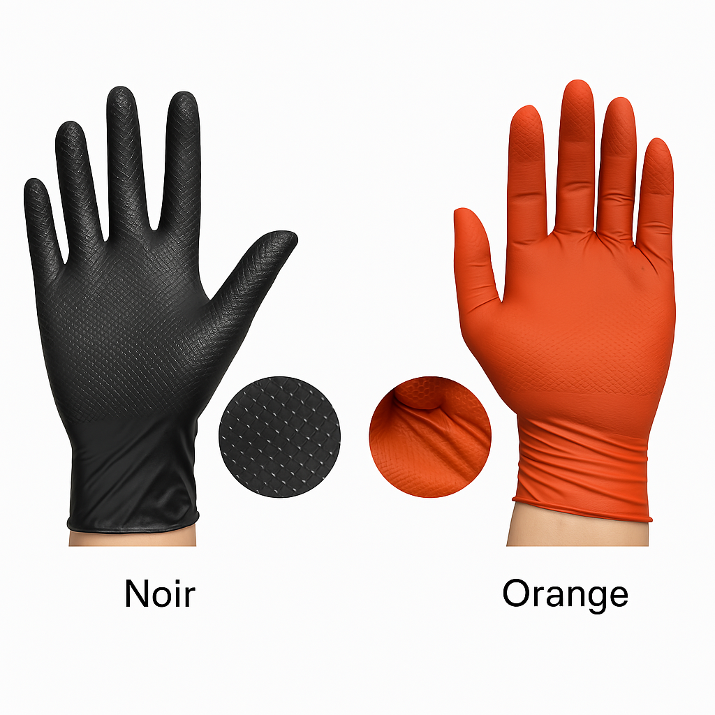 Gants de manutention en Nitrile – Gants Multi-usages pour Réparation Automobile et Tâches Ménagères.