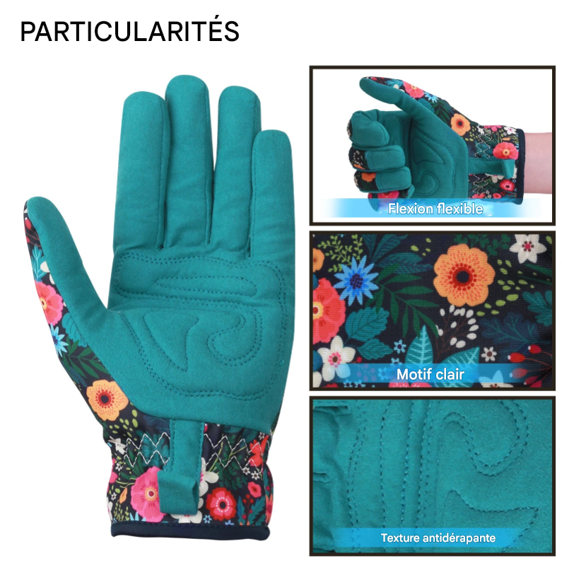 Gants de Jardinage Femme en Cuir Microfibre – Confort, Protection et Élégance au Jardin.