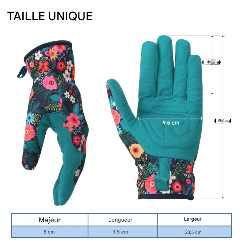 Gants de Jardinage Femme en Cuir Microfibre – Confort, Protection et Élégance au Jardin.