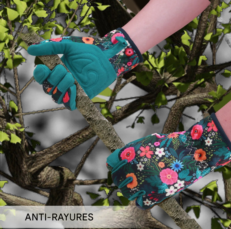Gants de Jardinage Femme en Cuir Microfibre – Confort, Protection et Élégance au Jardin.