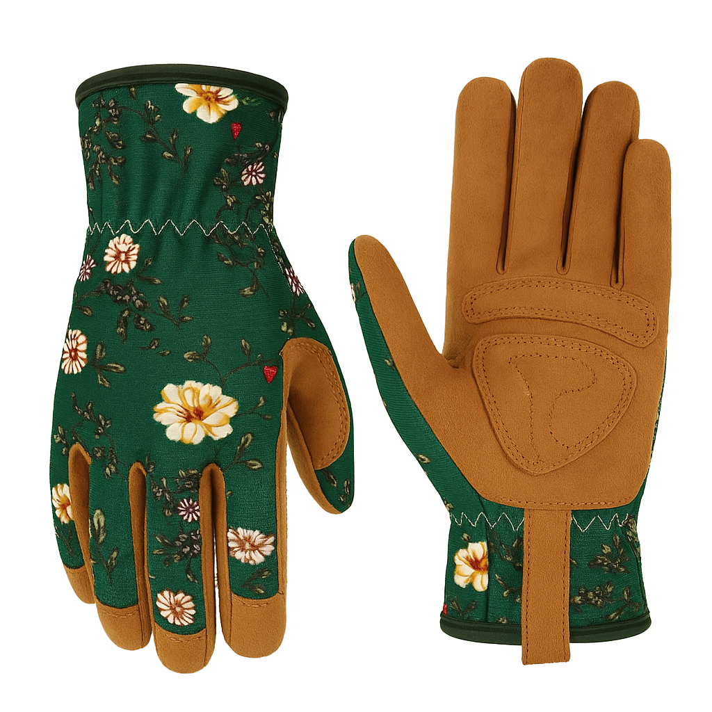 Gants de Jardinage Femme en Cuir Microfibre – Confort, Protection et Élégance au Jardin.