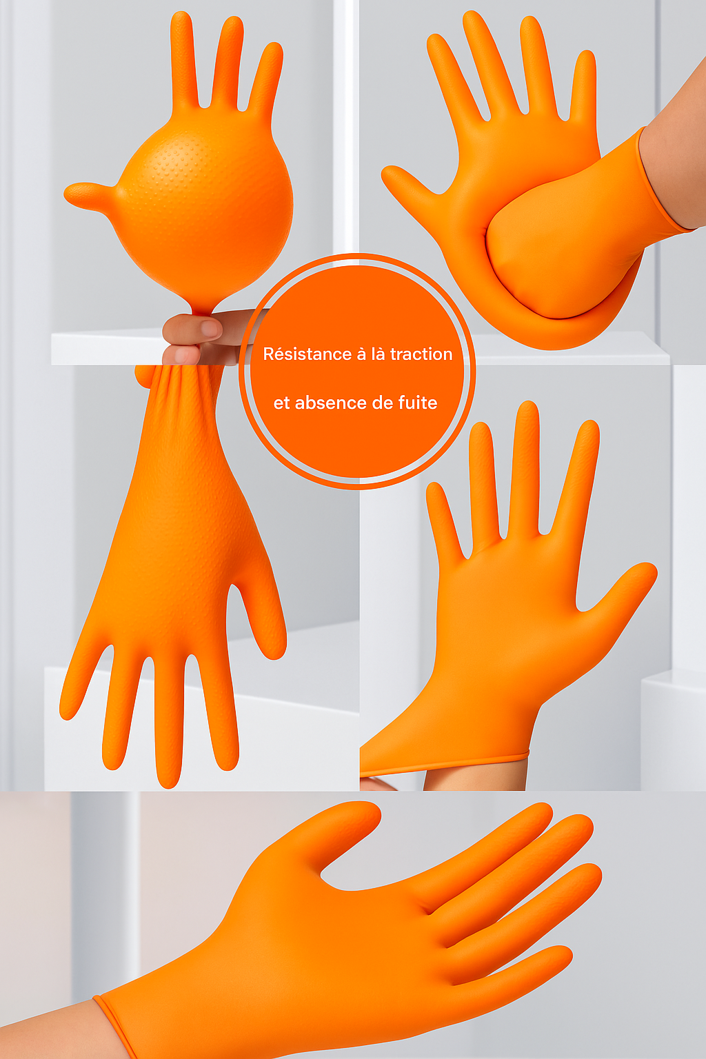 Gants de manutention en Nitrile – Gants Multi-usages pour Réparation Automobile et Tâches Ménagères.