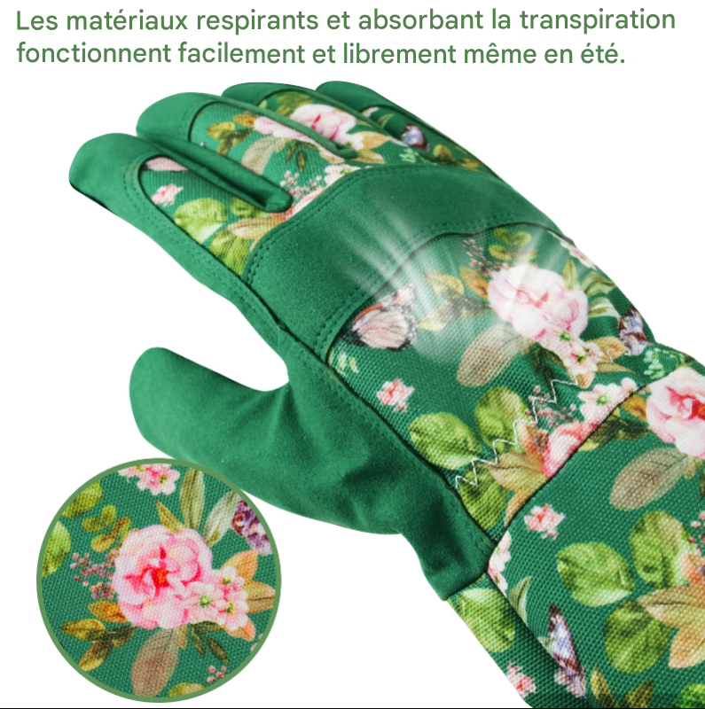 Gants de Jardinage Longs pour Femme â ĂlĂ©gance, Confort et Protection