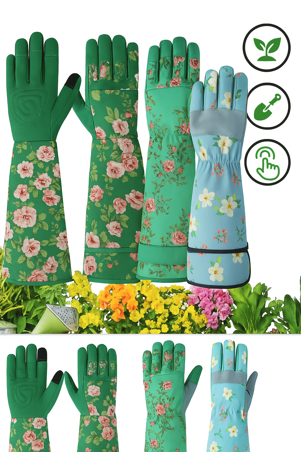 Gants de Jardinage Longs pour Femme â ĂlĂ©gance, Confort et Protection