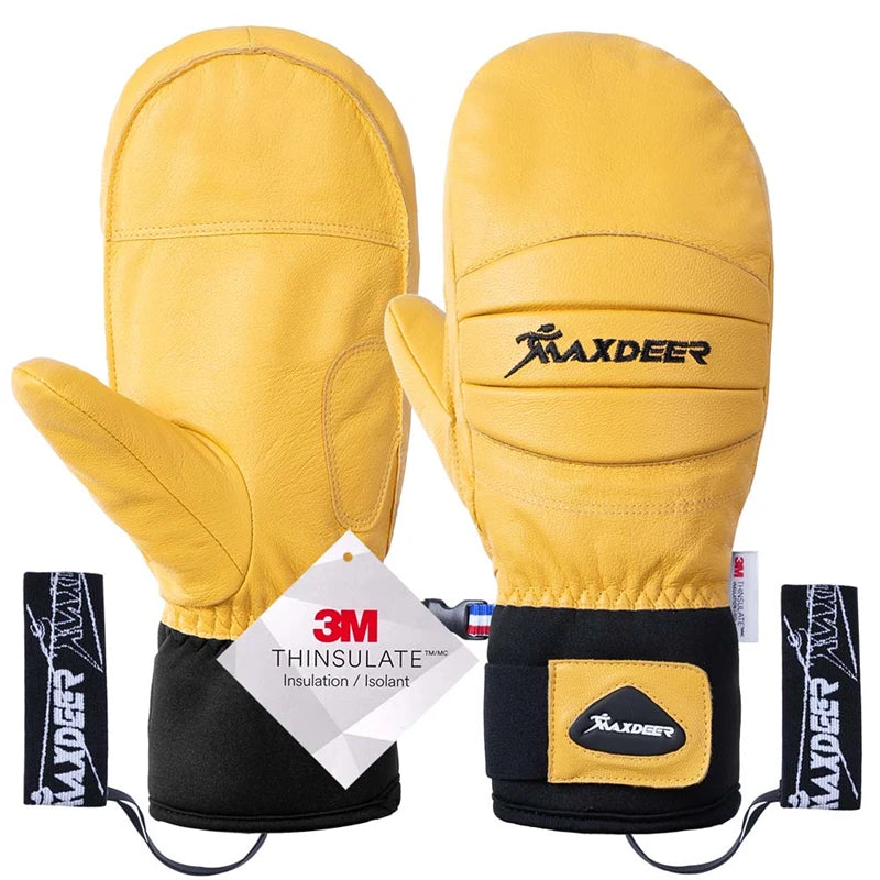 Gants de Ski MAXDEER â Performance, Chaleur et RĂ©sistance ExtrĂȘme