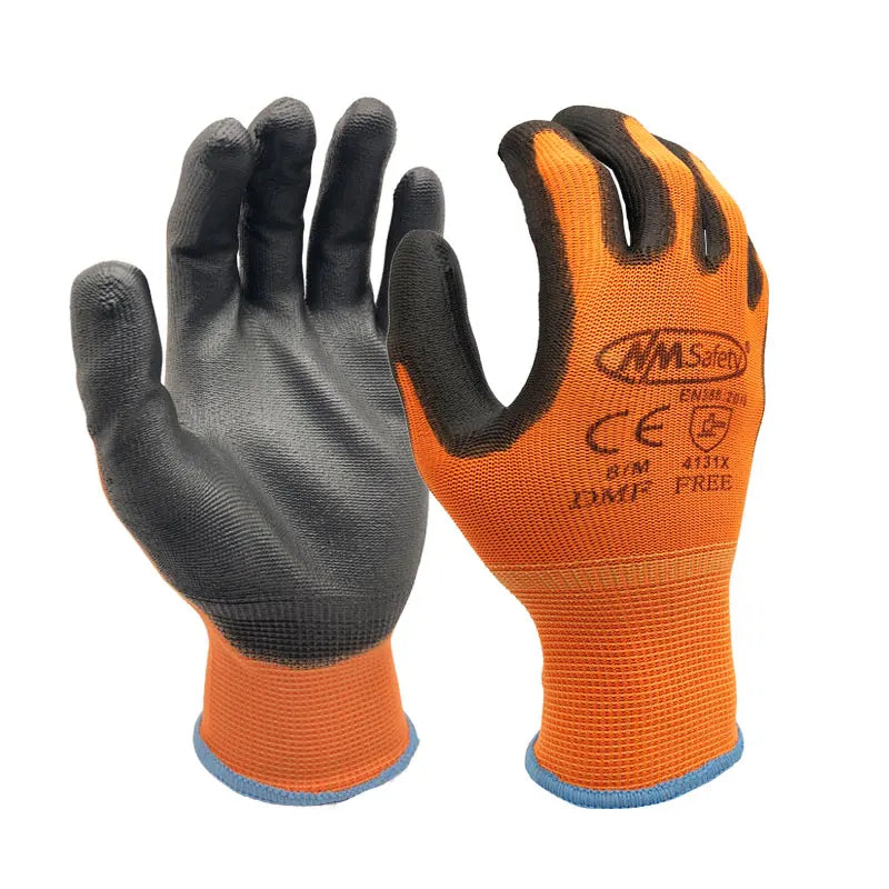Gants de Sécurité NMSafety en Nylon PU – Confort et Protection pour Travaux Industriels.