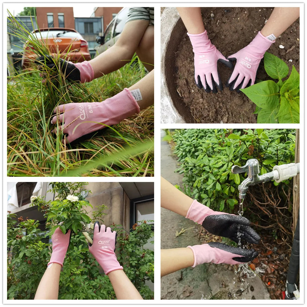 Gants de Jardinage Roses pour Femme â ĂlĂ©gance et Protection
