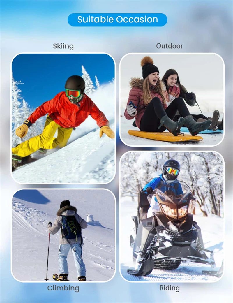 Gants de Ski MAXDEER â Performance, Chaleur et RĂ©sistance ExtrĂȘme