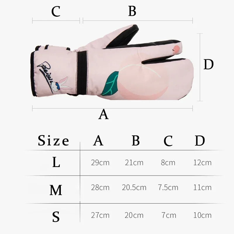 Gants de Ski et Snowboard DOLLPLUS –Confort et style
