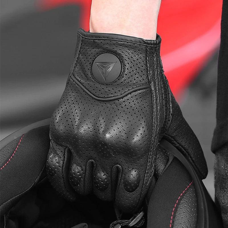 Gants de Moto en Cuir de Chèvre – Élégance, Protection et Confort