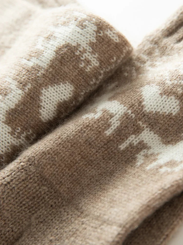Gants d'hiver pour Femme en 100% Cachemire – Élégance et Douceur