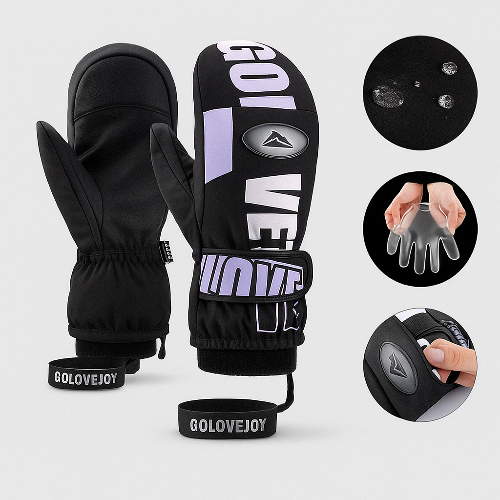 Gants de Ski DOLLPLUS – Élégance, Chaleur et Performance