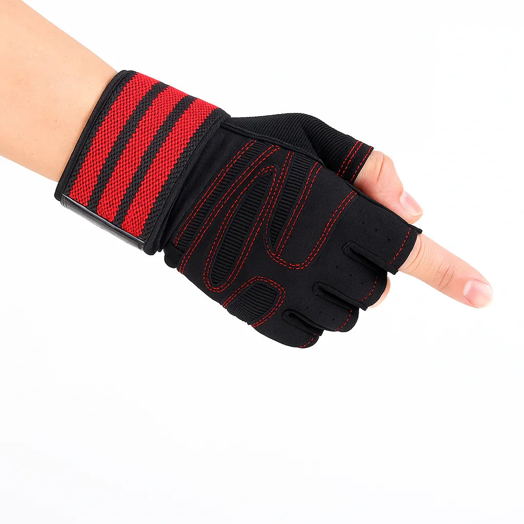 Gants d'HaltĂ©rophilie avec Support de Poignet â Performance et Protection
