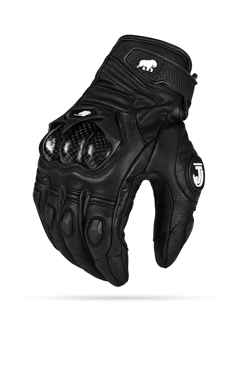 Gants Moto en Cuir avec Fibre de Carbone – Protection et Style Toute l’Année