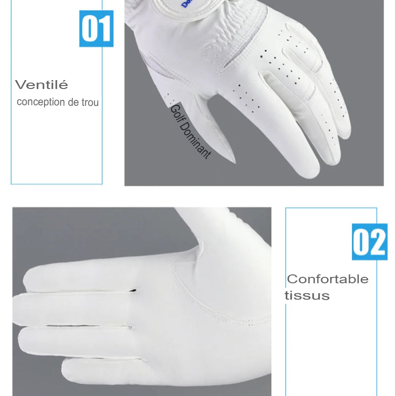 Gants de Golf GLOOF – Performance et Confort