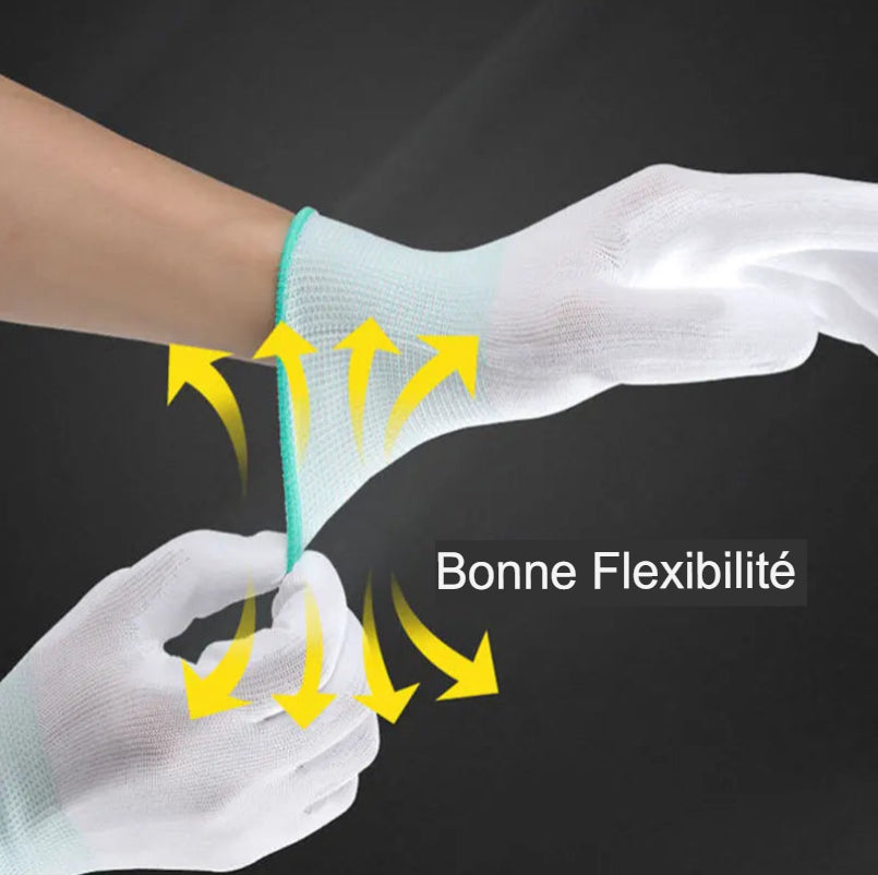 Gants de Manutention Antistatiques – Protection Professionnelle pour Milieu Industriel et Électronique.