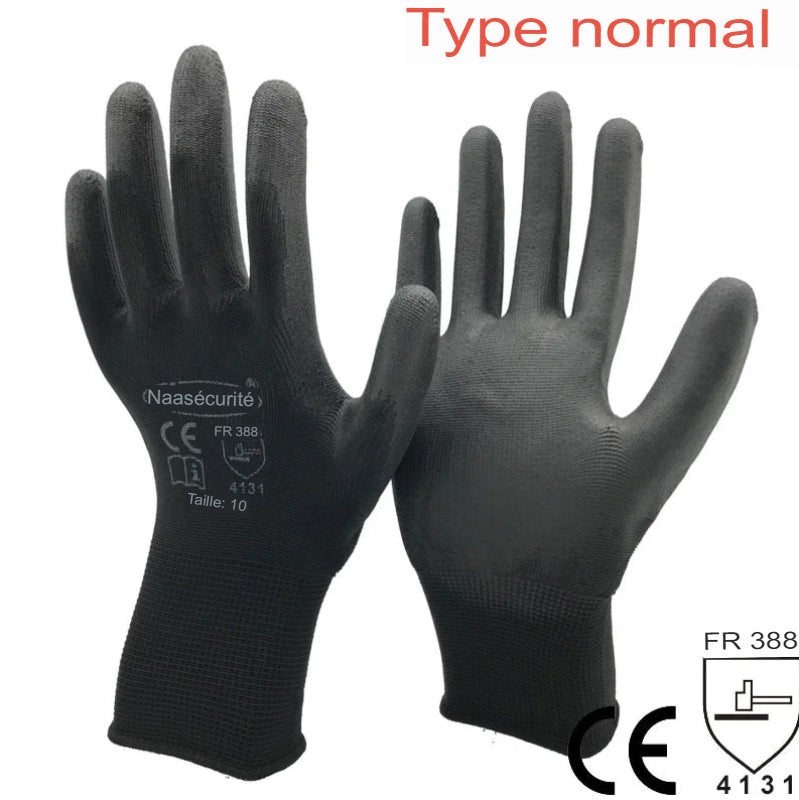 Gants de Manutention Professionnels avec Revêtement en PU – Résistance et Confort Inégalés.