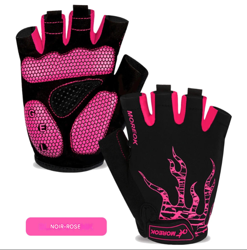 Gants Moreok de Fitness et de Vélo avec Coussin en GEL – Protection et Confort