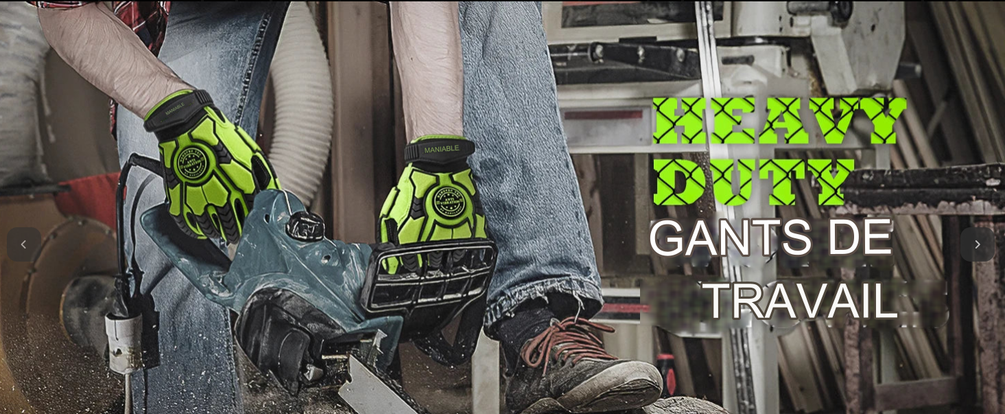 Gants de Travail Antichoc HANDLANDY - Anti-Vibration et Haute Résistance
