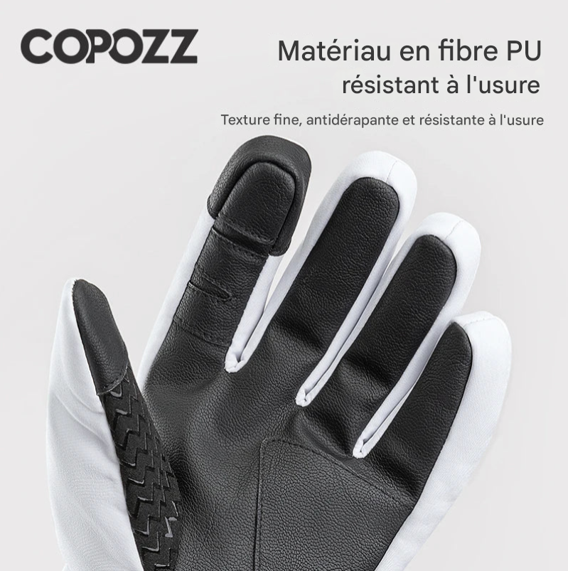 Gants d'hiver de ski COPOZZ – Confort, Chaleur et Performance.