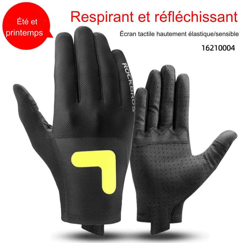 Gants de sport ROCKBROS Tactiles Unisexes – Confort, Contrôle et Style pour Vos Aventures en Plein Air.
