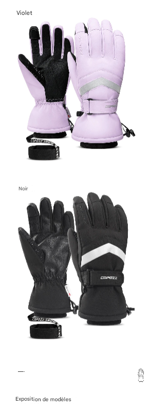 Gants d'hiver de ski COPOZZ – Confort, Chaleur et Performance.