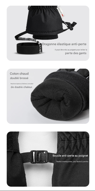Gants d'hiver de ski COPOZZ – Confort, Chaleur et Performance.
