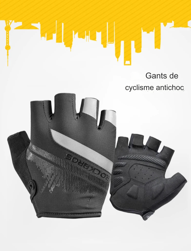 Gants de fitness et de sport Demi-Doigt ROCKBROS – Confort, Protection et Performance