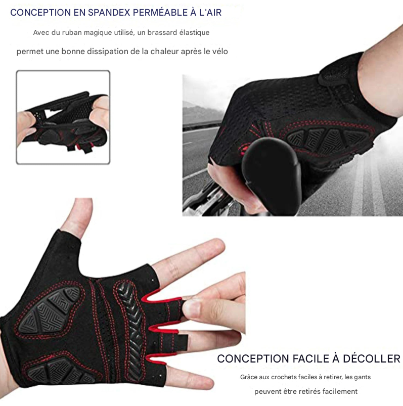 Gants de Fitness et de Sport Demi-Doigts MOREOK- Performance, Style et Confort.