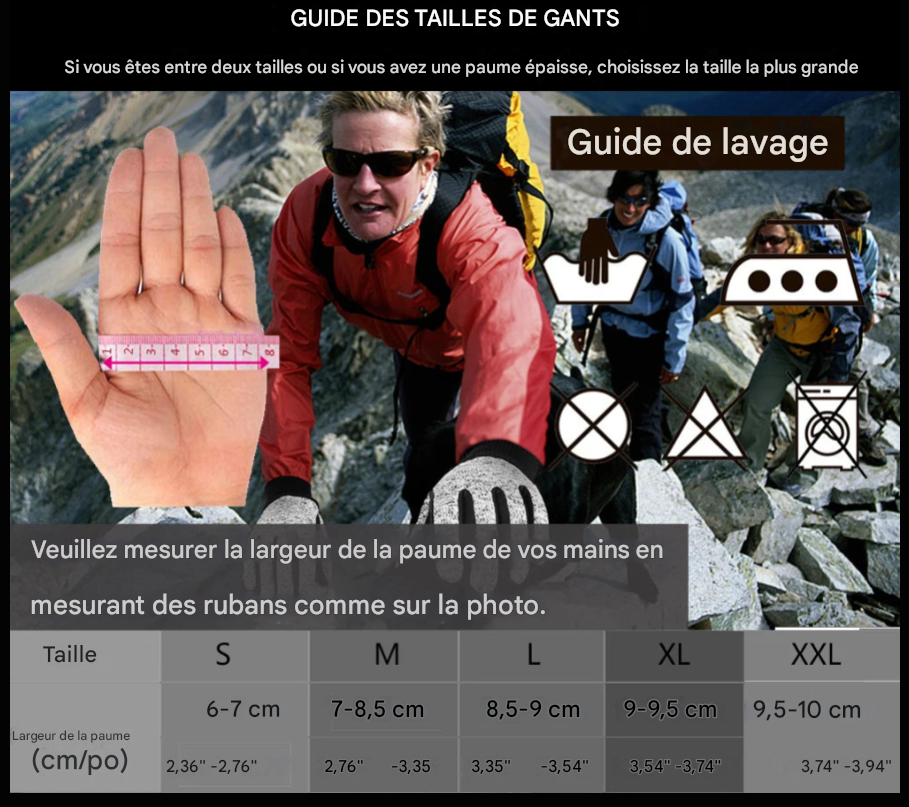 Gants d'hiver Thermiques MOREOK – Polyvalents, Chauds et Tactiles