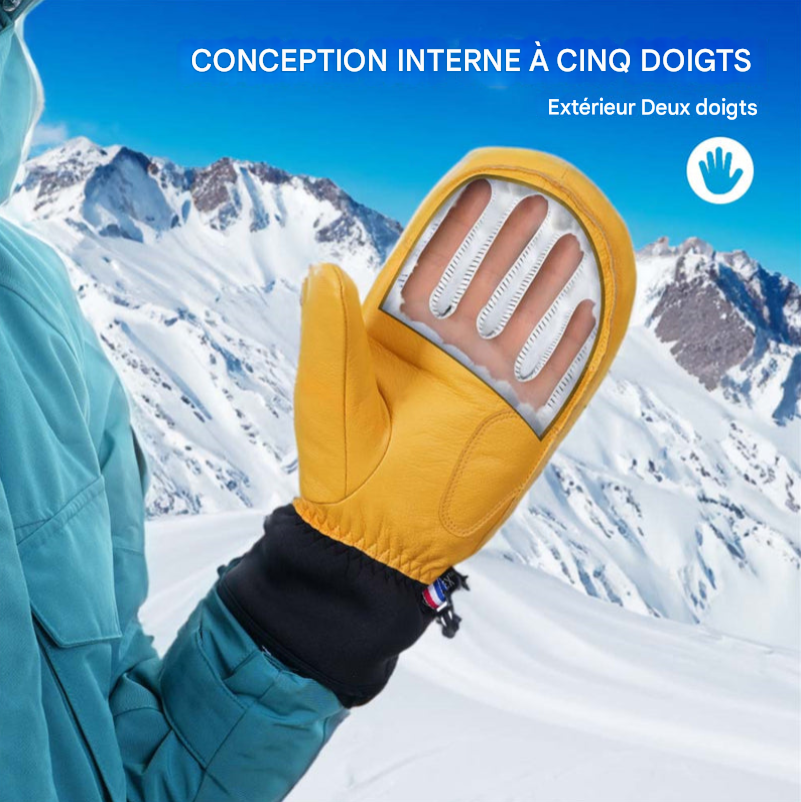 Gants de Ski MAXDEER â Performance, Chaleur et RĂ©sistance ExtrĂȘme