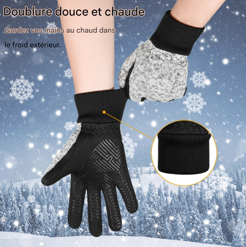 Gants d'hiver Thermiques MOREOK – Polyvalents, Chauds et Tactiles