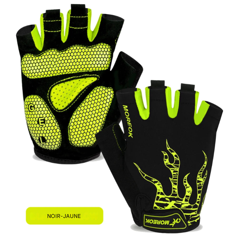 Gants Moreok de Fitness et de Vélo avec Coussin en GEL – Protection et Confort