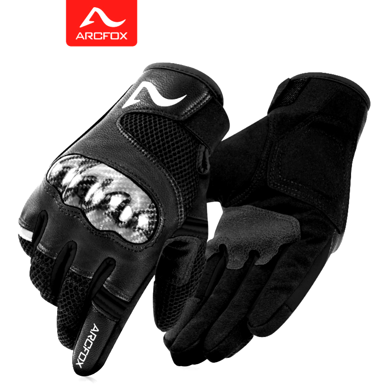Gants Moto Vintage en Cuir ARCFOX- Alliez Style Rétro et Performance