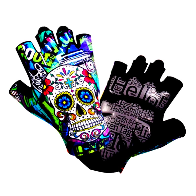 Gants de Fitness et de sport Demi-Doigt avec Coussinets en Silicone – Performance et Confort.