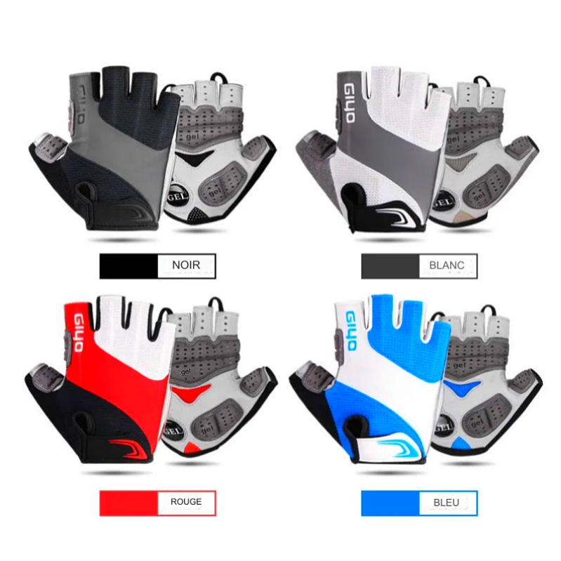 Gants de Cyclisme et de fitness Demi-Doigt – Confort et Performance Inégalés