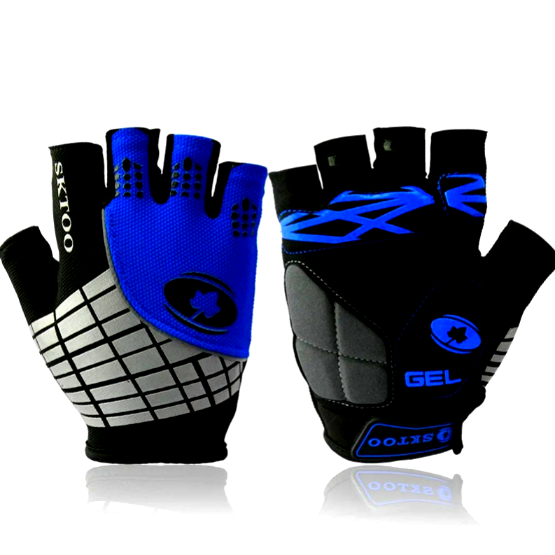 Gants de Cyclisme et de Fitness Réfléchissants Demi-Doigt – Sécurité et Performance