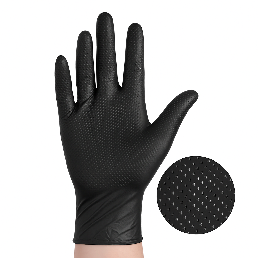 Gants de manutention  en Nitrile – Gants Multi-usages pour Réparation Automobile et Tâches Ménagères.