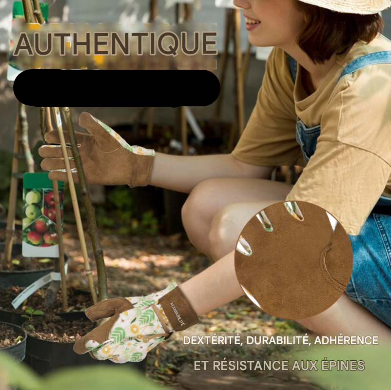 Gants de Jardinage et de Bricolage pour Femme – HANDLANDY. Protégez vos mains avec style et confort.