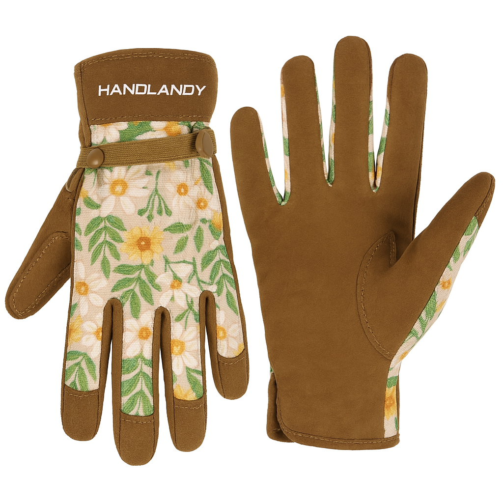 Gants de Jardinage et de Bricolage pour Femme – HANDLANDY. Protégez vos mains avec style et confort.