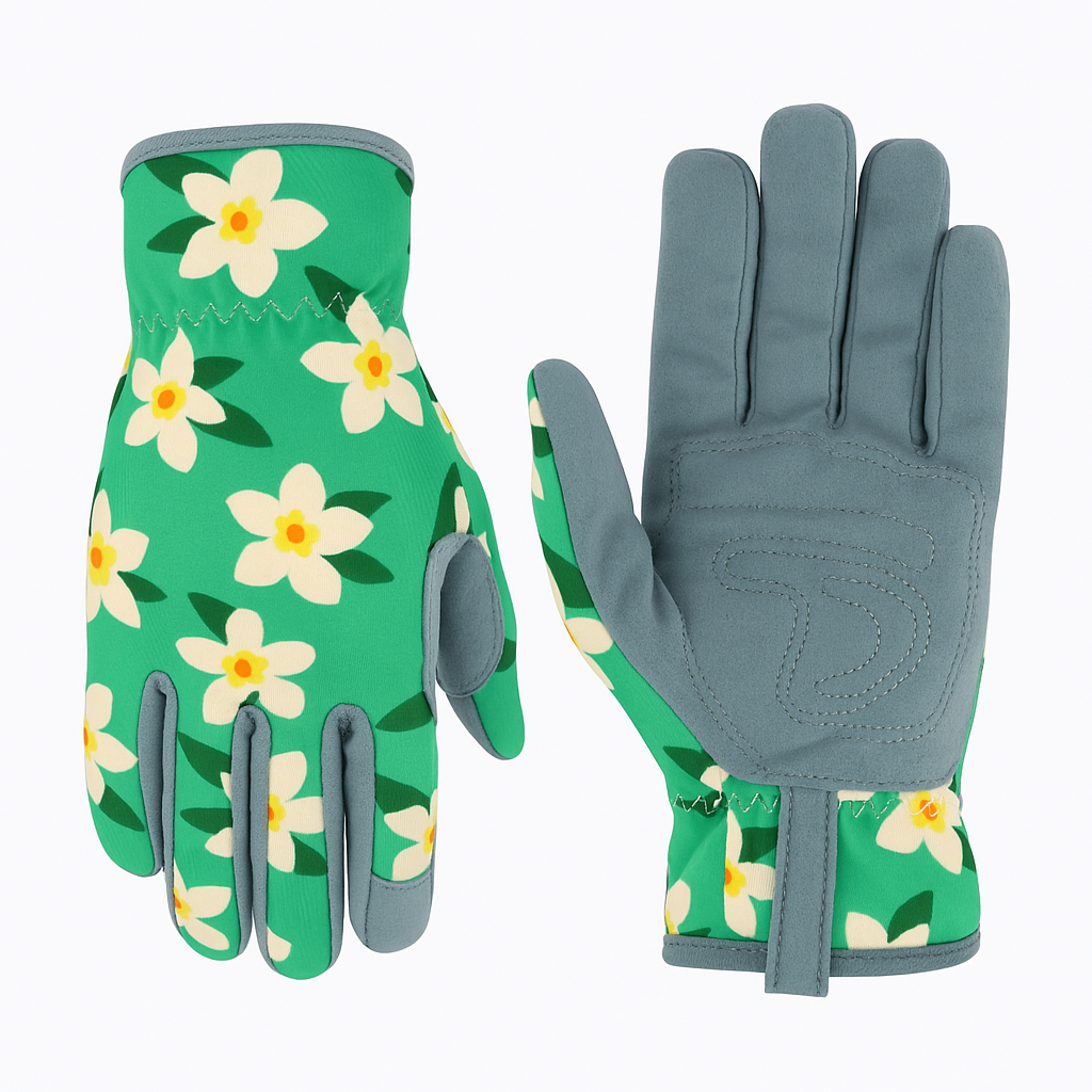 Gants de Jardinage Femme en Cuir Microfibre – Confort, Protection et Élégance au Jardin.