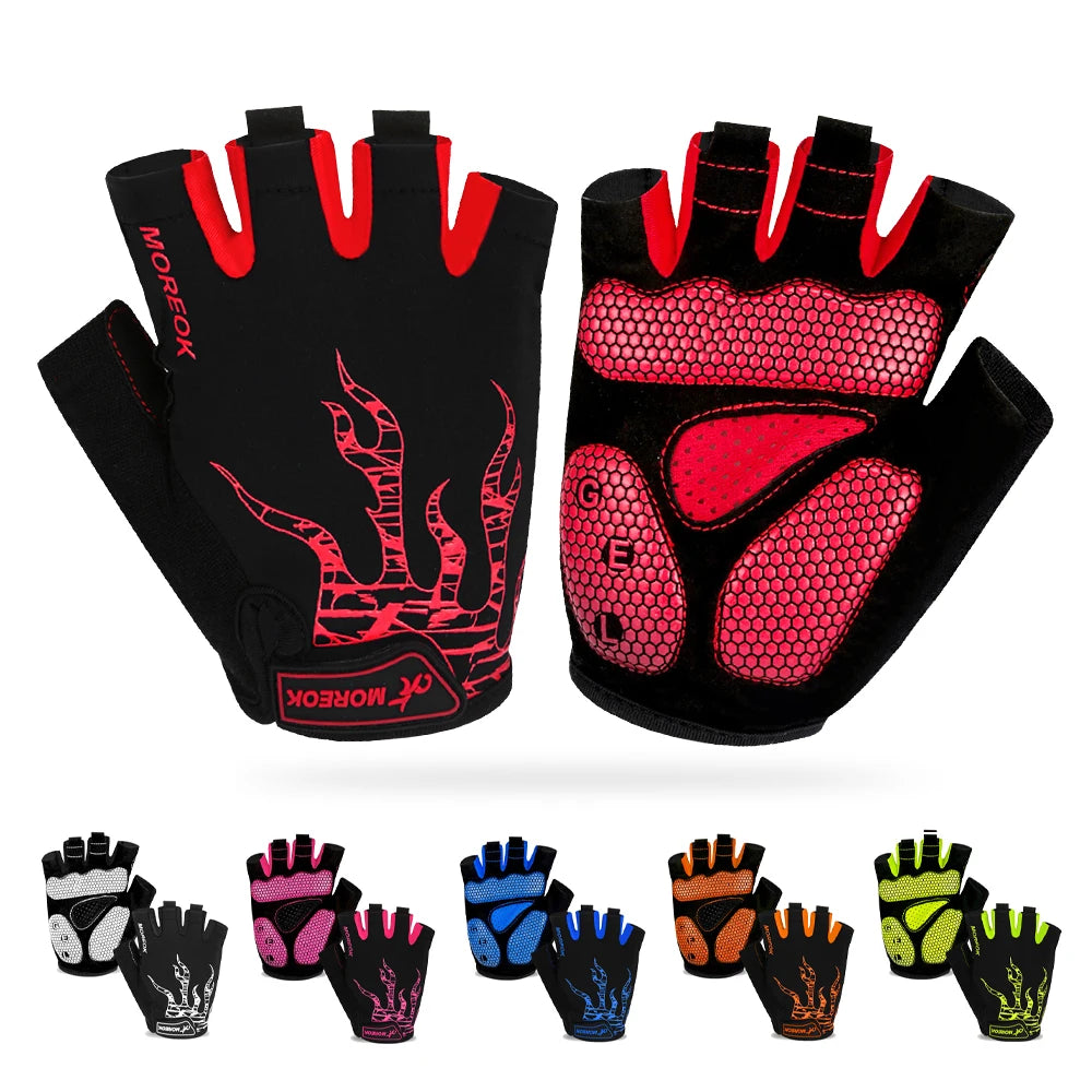 Gants Moreok de Fitness et de Vélo avec Coussin en GEL – Protection et Confort