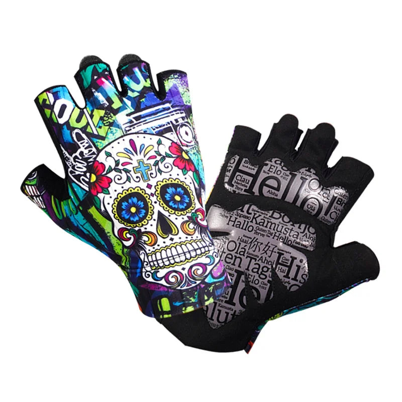 Gants de Fitness et de sport Demi-Doigt avec Coussinets en Silicone – Performance et Confort.