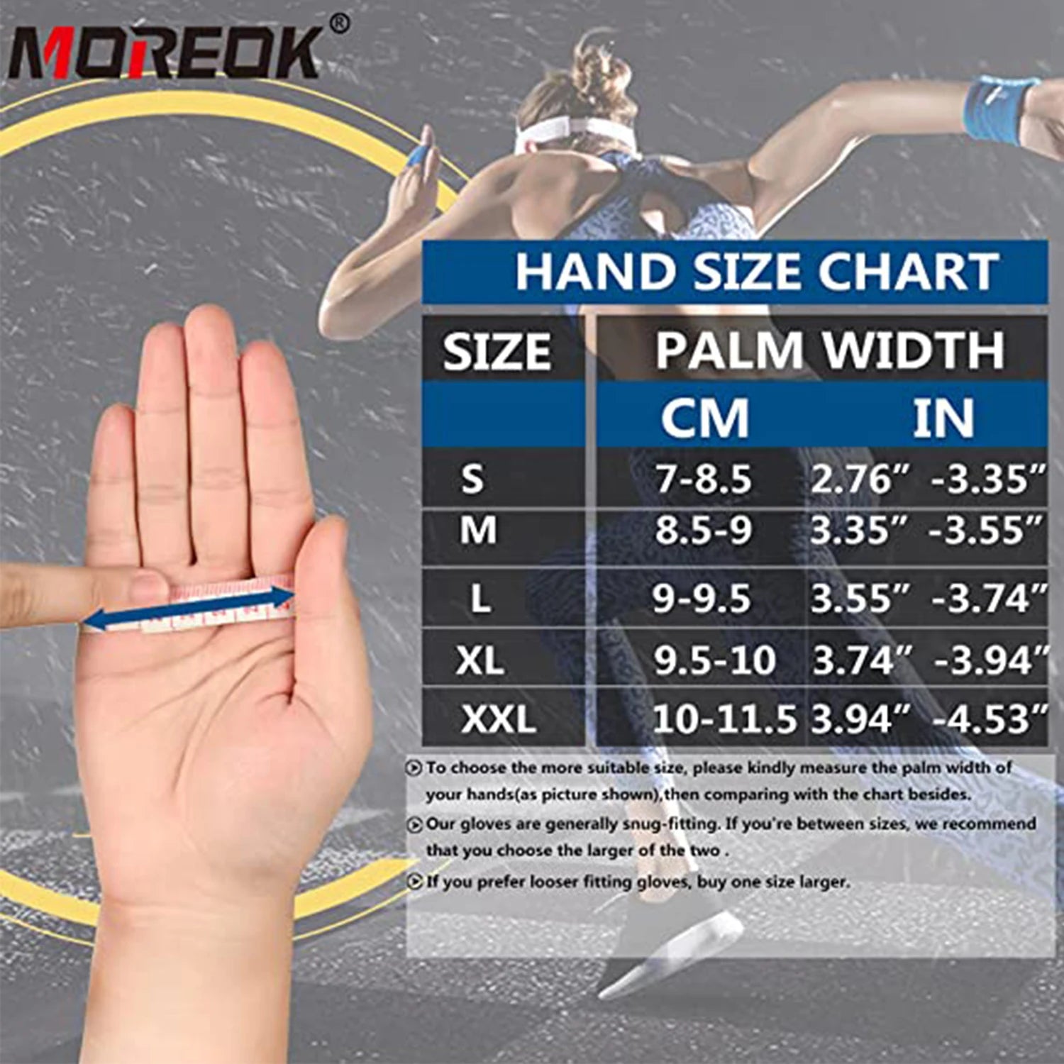 Gants de Fitness et de Sport Demi-Doigts MOREOK – Confort, Performance et Polyvalence.