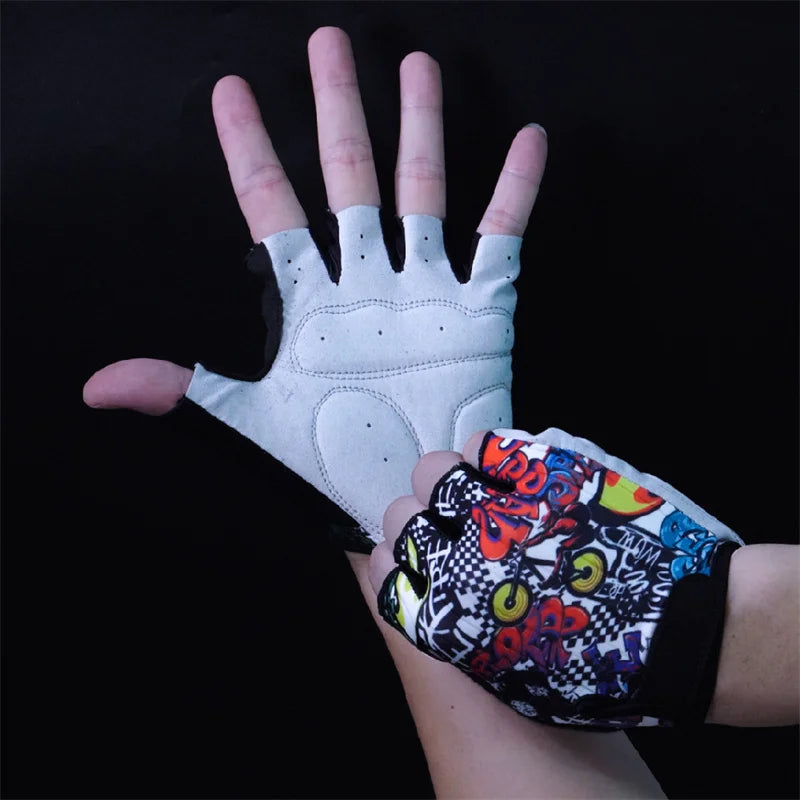 Gants de Fitness et de sport Demi-Doigt avec Coussinets en Silicone – Performance et Confort.