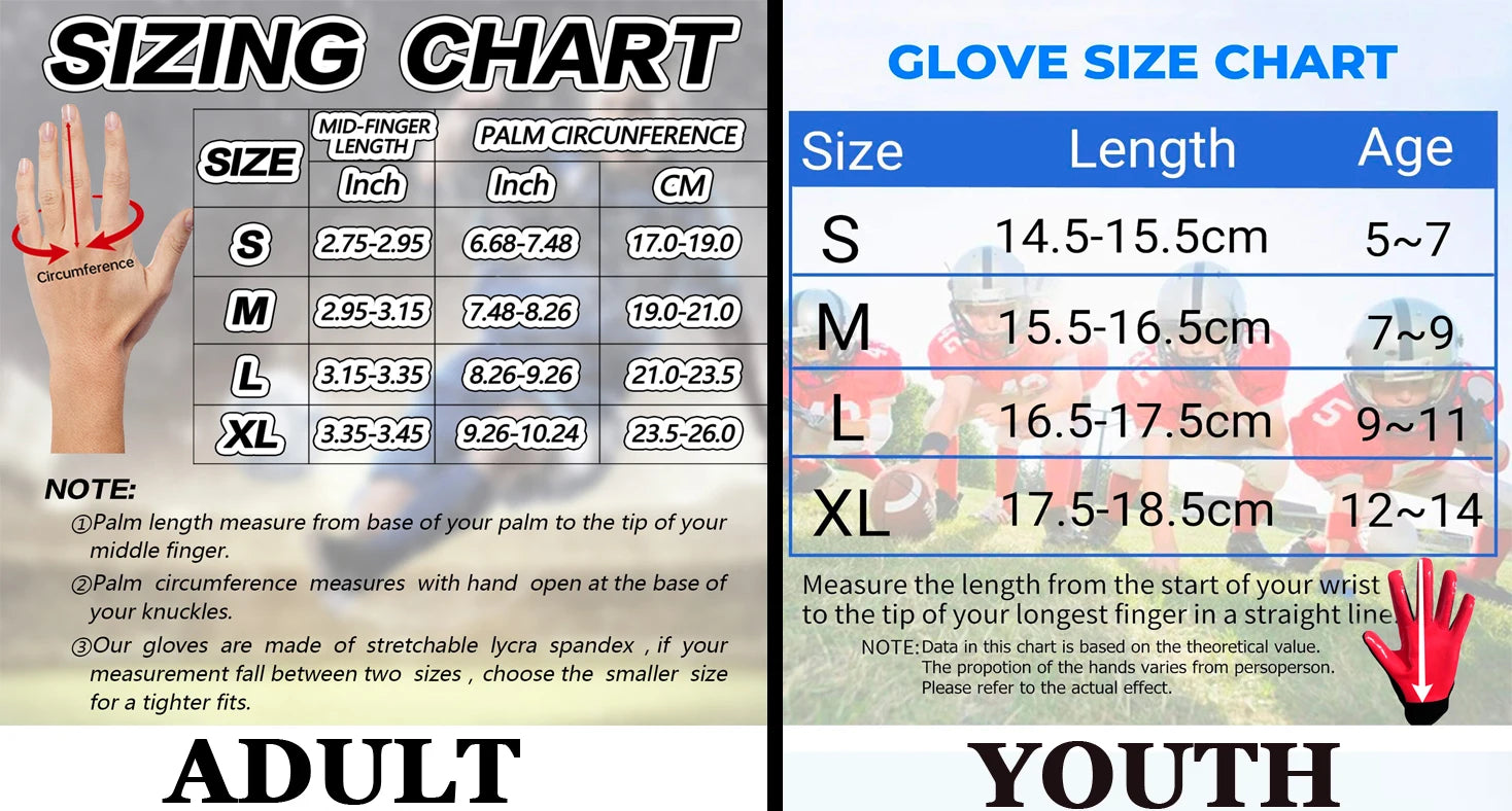 Gants de Football Américain